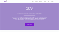 Desktop Screenshot of opsecprofessionals.org