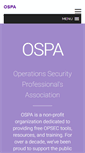 Mobile Screenshot of opsecprofessionals.org